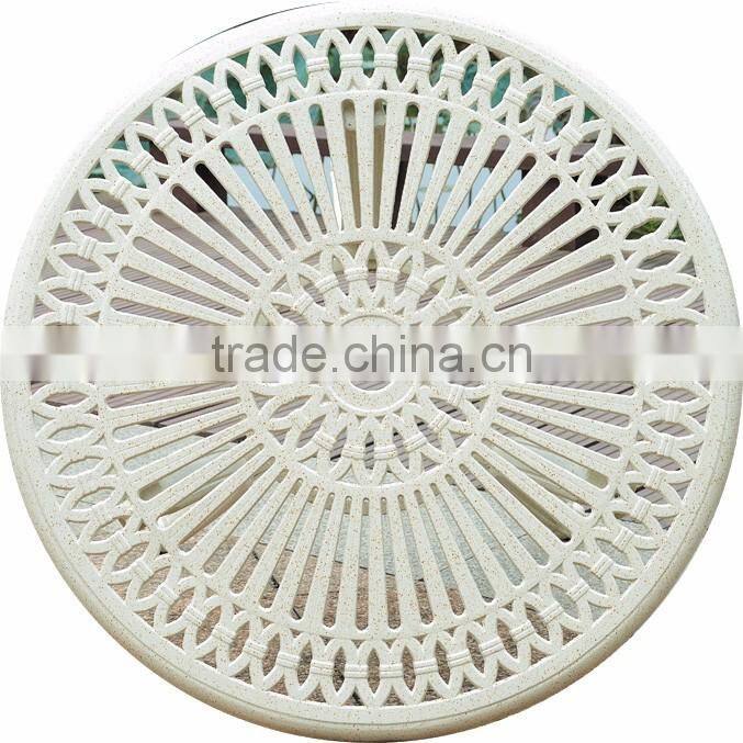 Color dot cast aluminum furniture