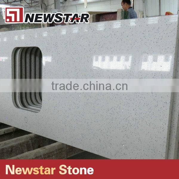 Newstar chinese stone white quartz countertops discount