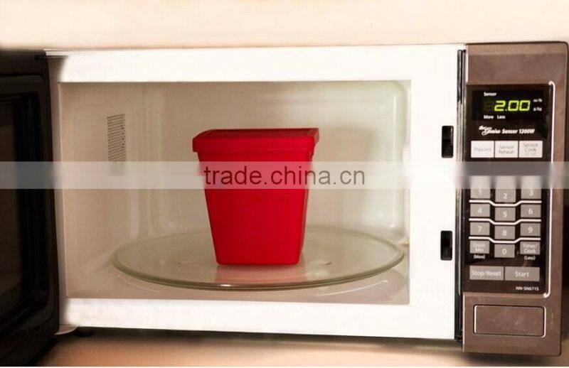 kitchen accessory popcorn bucket silicone microwave popcorn popper