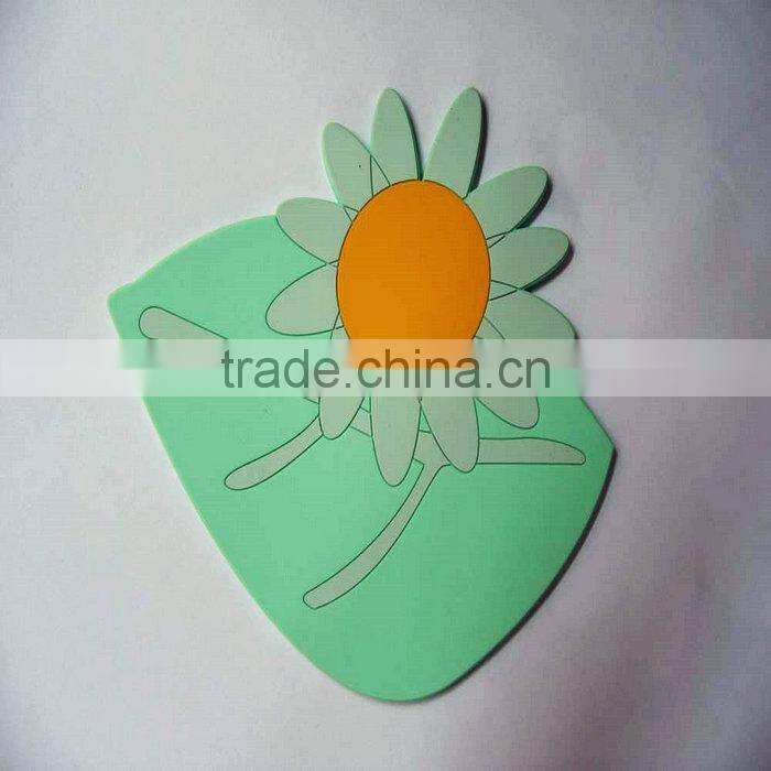 Logo Die Cut 3D Green Soft pvc coaster