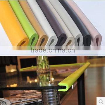 M022 Curvature adjustable type U glass tea table adjustable edge guard