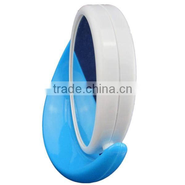 2016 double side desktop plastic makeup square mirror