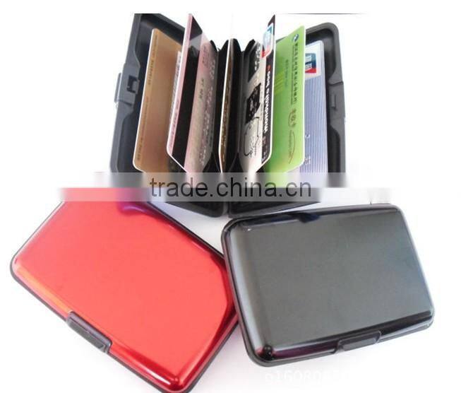Pocket Business ID Credit Cards Wallet Holder Case Box Aluminum Metal Waterproof
