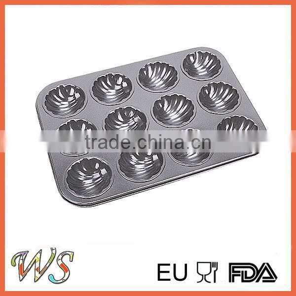 12 Cups Carbon Steel Baking Tools for Cake