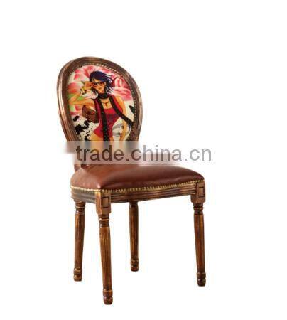 Hotel room furniture antique armless wooden chair/wood design dining chair(CH-211-OAK) Hotel room furniture antique armless wood
