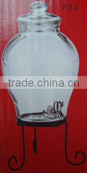 Hand painted coloured water dispenser