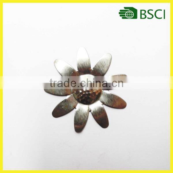 YS15B070 sunflower metal components for home decoration or garden decor