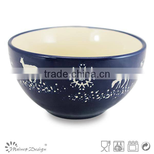 Tableware Santa Design Ceramic Christmas Bowl