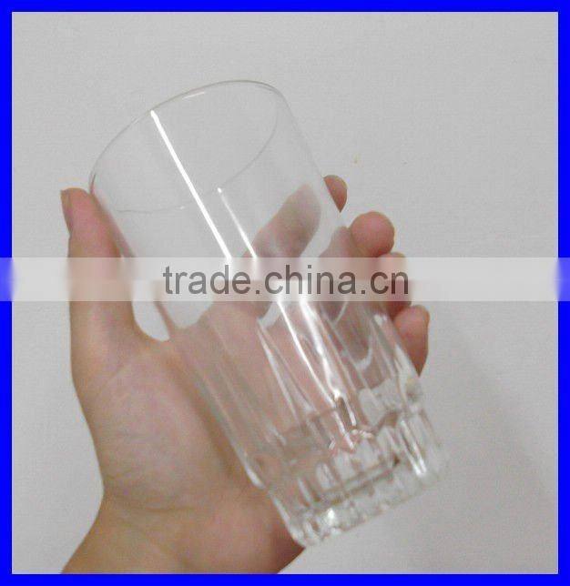290ml water juice round bottom glass cup