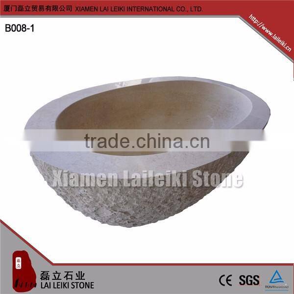 Natural Carved standard bathtub size