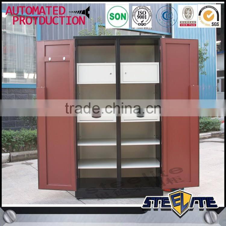 Transfer wood grain bedroom wardrobe designs metal clothes closet