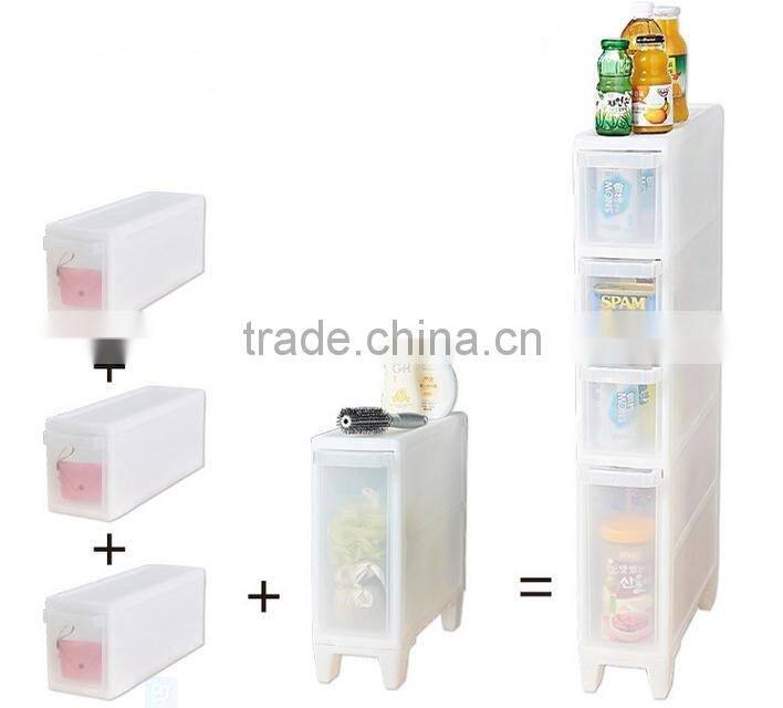 plastic caught between multilayer drawer Storage carts