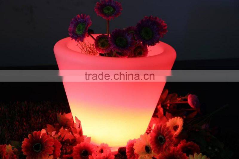 innovative fashionable rechargeable led ice Bucket, led flower planters