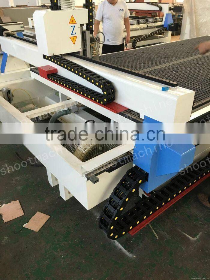 CNC Woodworking Router Machine SHCNCD-2040 with X Y working area 2000x4000mm and Z working area 200mm