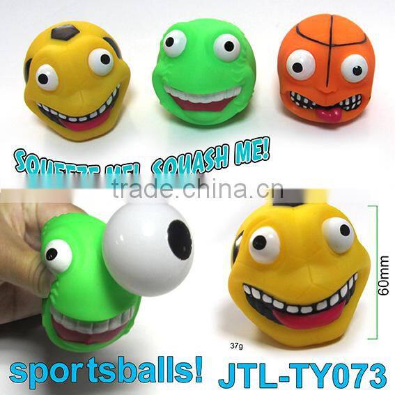 Hot Selling Plastic Pop Eye Sportsball Toys