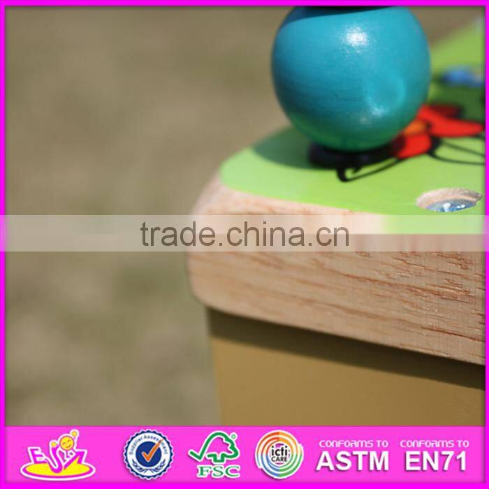 2016 new design baby toys wooden montessori beads W12D048