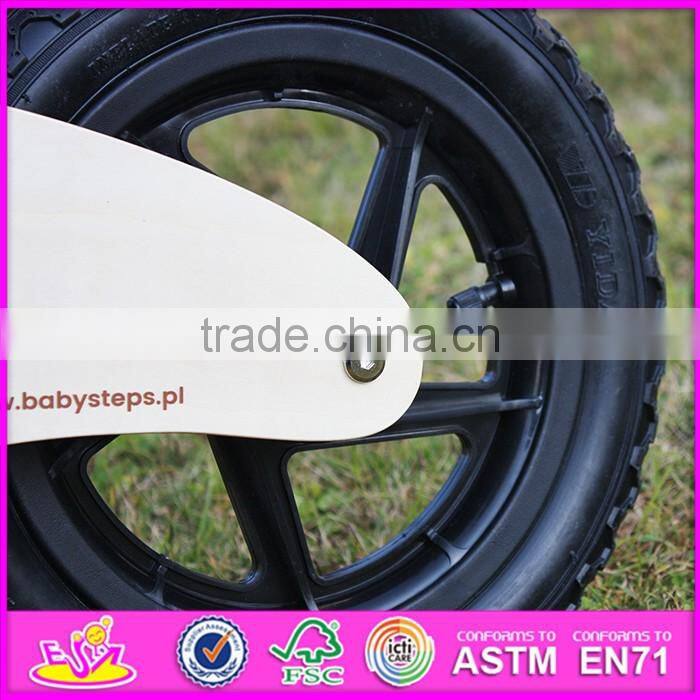 2016 new design log wood wooden kids balance bike for sale W16C156