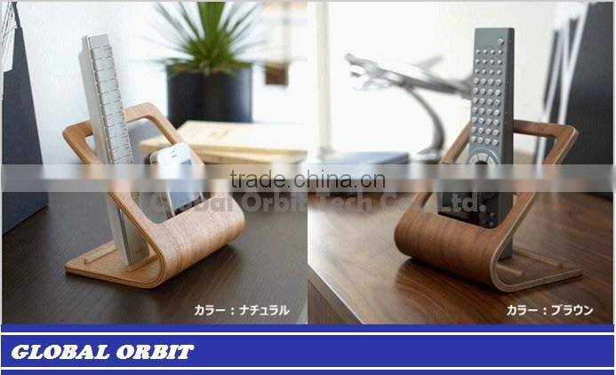 Media Storage bentwood quality Remote Control Organizer - Walnut