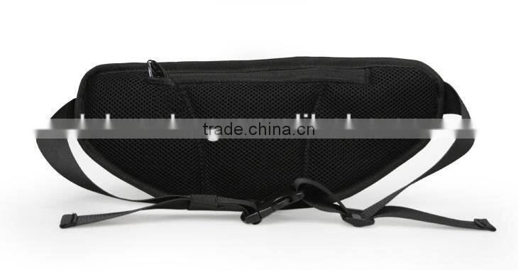 Leisure Black Waist Bag For Man
