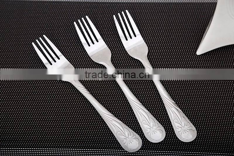 Best Selling Silver Stainless Steel Cake Fruit Forks fully stock
