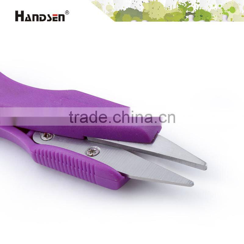 popular 5" plastic handle thread cutter snips thread snips