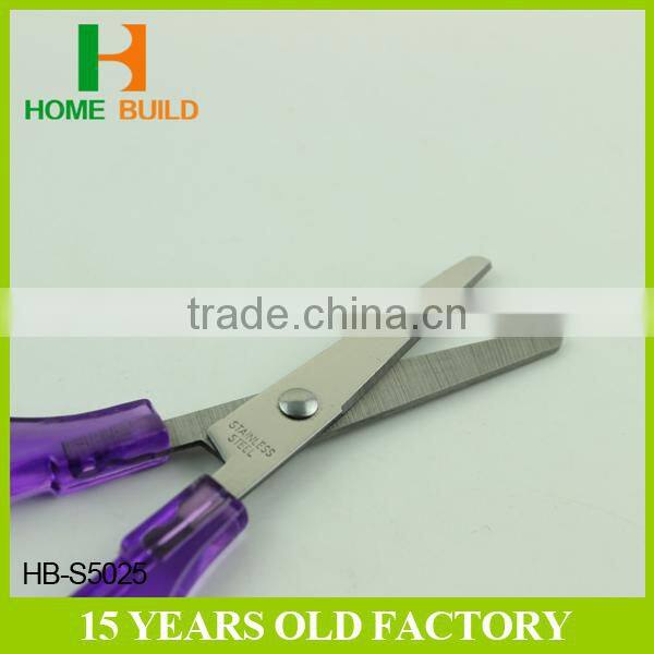 Factory price HB-S5025 5" fashion design safe student scissors