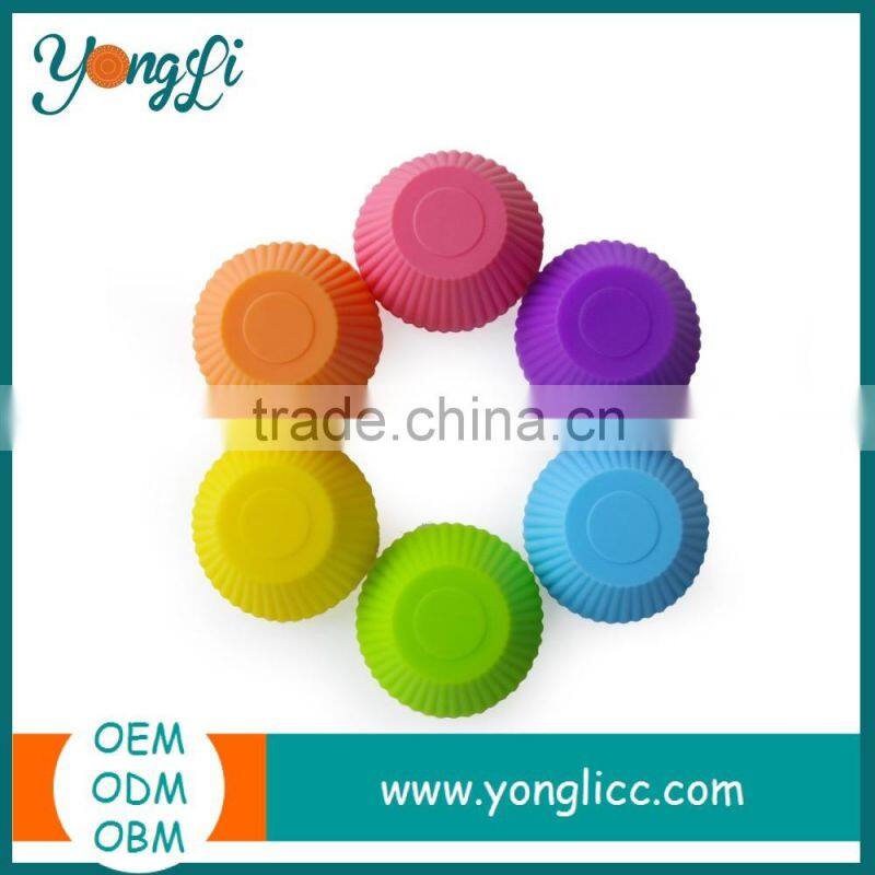 Hot Sales Cake Making Tools Baking Muffin Cupcakes Silicon Pastry Cake Mold