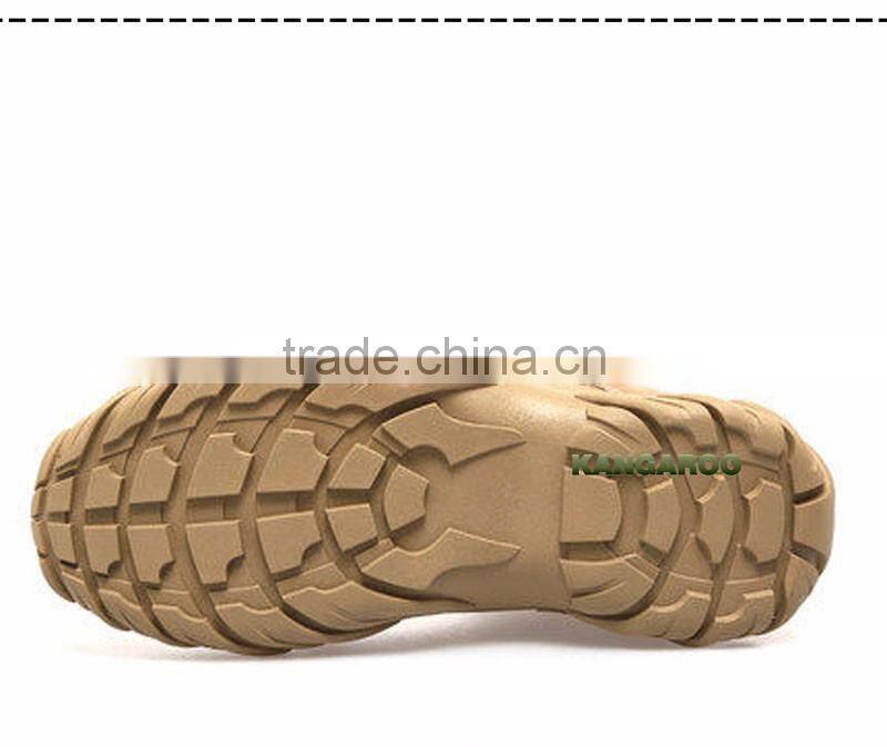 Lace Up Beige Military Desert Boots Combat