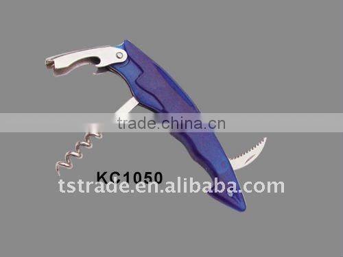 2014 Stainless Steel Multi function Keychain wine bottle opener KC1050