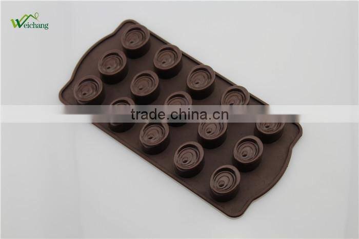 WCJB064 Chocolate Silicone Mold Ice Cube Candy Dessert Jello Mould Flower Gift