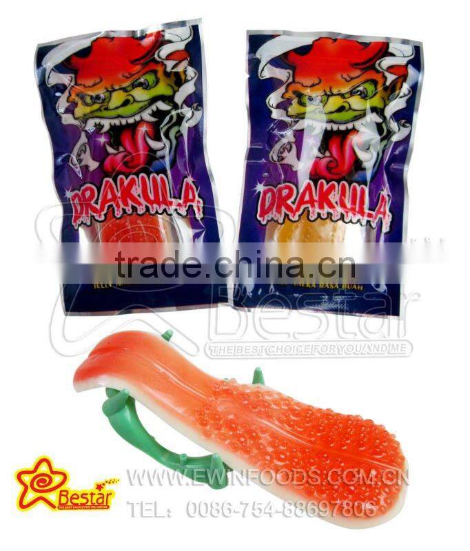 Halloween Gift !!! Big Halal Devil Teeth and Tongue Gummy Candy