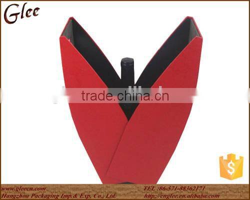 Fancy Paper Wine Box, Wooden Gift Box for Wine, Wine Bottle Gift Box