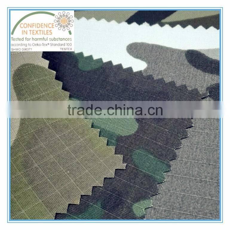T/C polyester/cotton military camouflage ripstop uniform fabric
