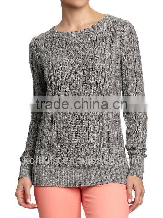 Women's Thick Cable-Knit Sweaters