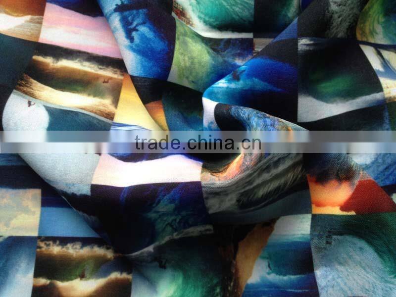 Digital textile printing sublimation heat transfer printing for swimwear