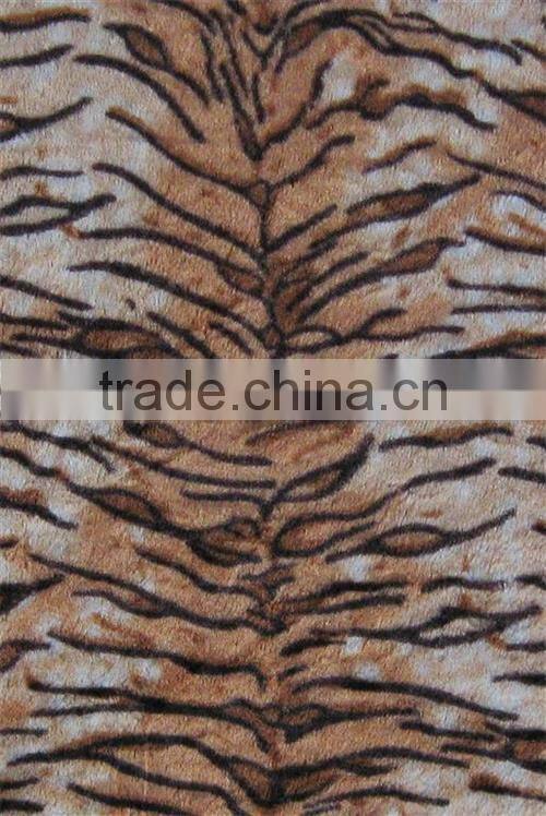 super soft leopard design carving plush raschel blanket mink blanket