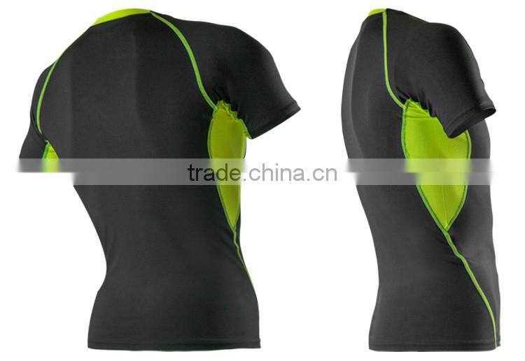 Gym Running Round Neck Short Sleeve Casual slim fit mens fitness t-shirts