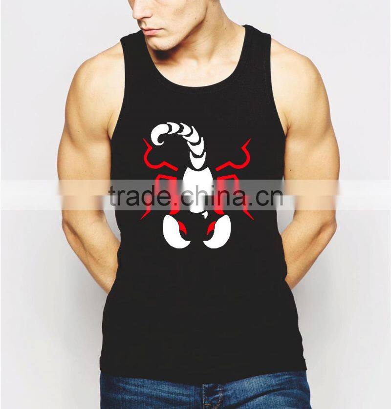 wholesale men tank tops 100 polyester tank tops sublimation gym tank top