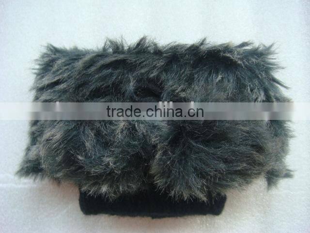 Wholesale fake fur short leg warmers