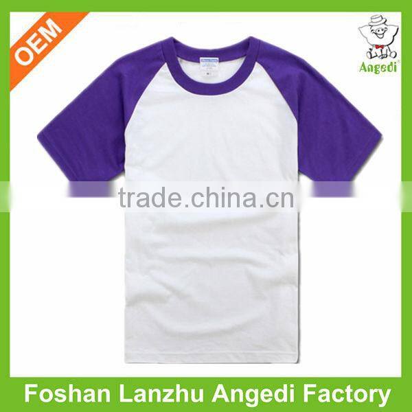 Full sublimation sweet girl stylish t-shirt blank raglan t-shirt
