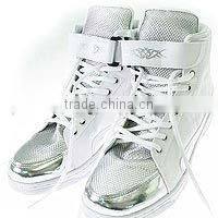 ht31 white silver hi-top athletic seankers k-pop style