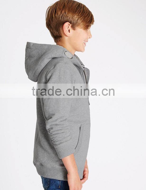 winter warm thick kids coat velour inside Cotton Rich Hoodie Sweatshirt with hooded(5-14 Years)