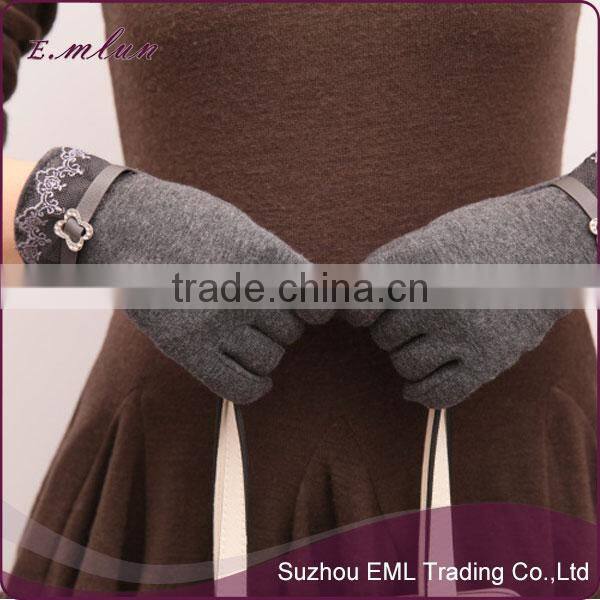 New Design Ladies Winter Smart Phone Touch Screen Gloves