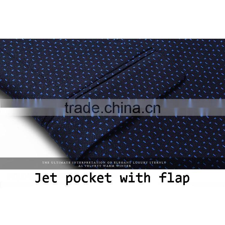 Fashion Design Mens Slim Fit 1 Button Suit Jacket Blazer For Sale