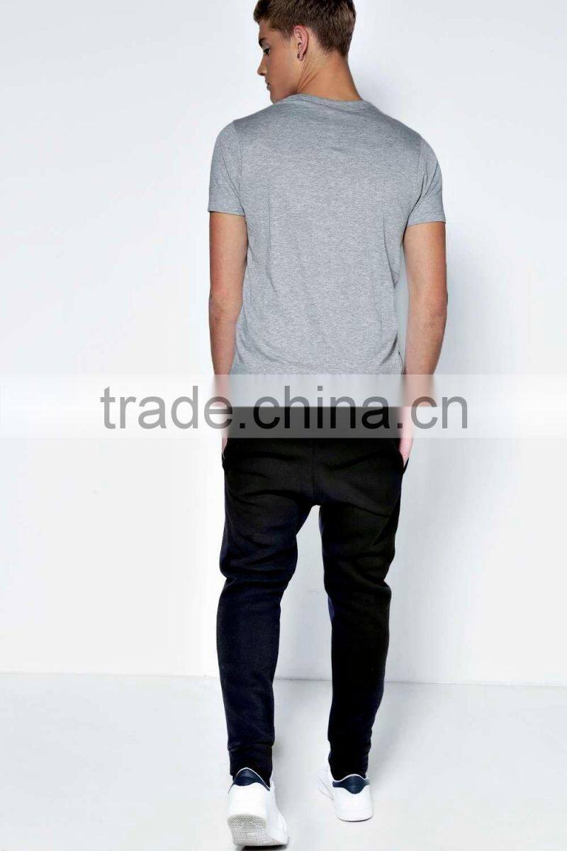 new design sweat pants two side splice joggers custom your own design