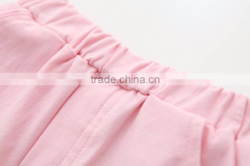 hot shorts girls ruffle leggings baby girls summer pants, solid color children flounced shorts