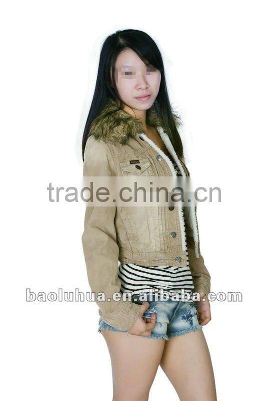 new style fashion women's corduroy jackets