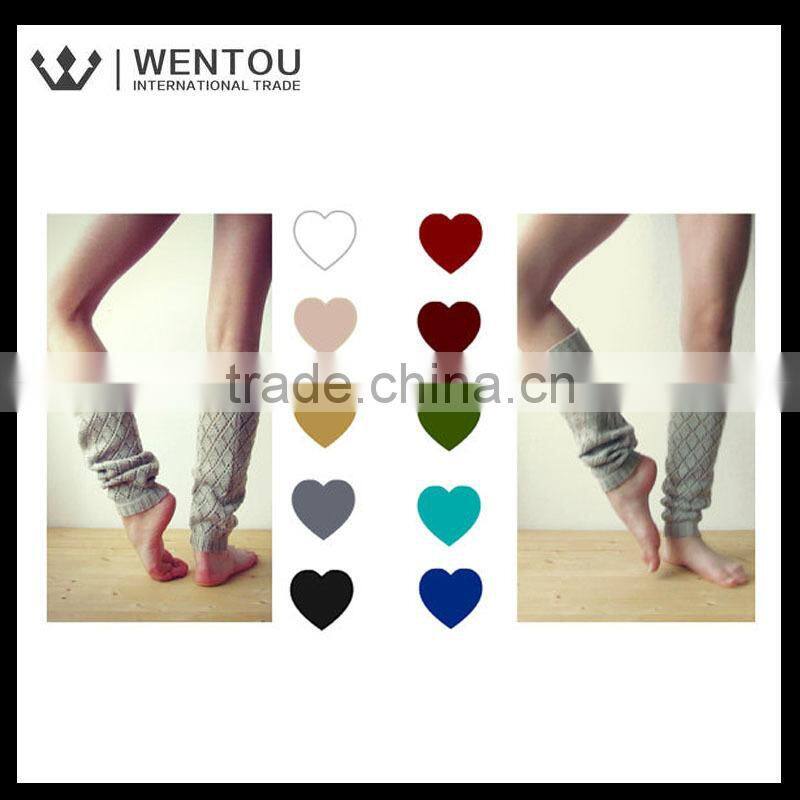 Fashionable Grey Knitted Lace Boot Socks