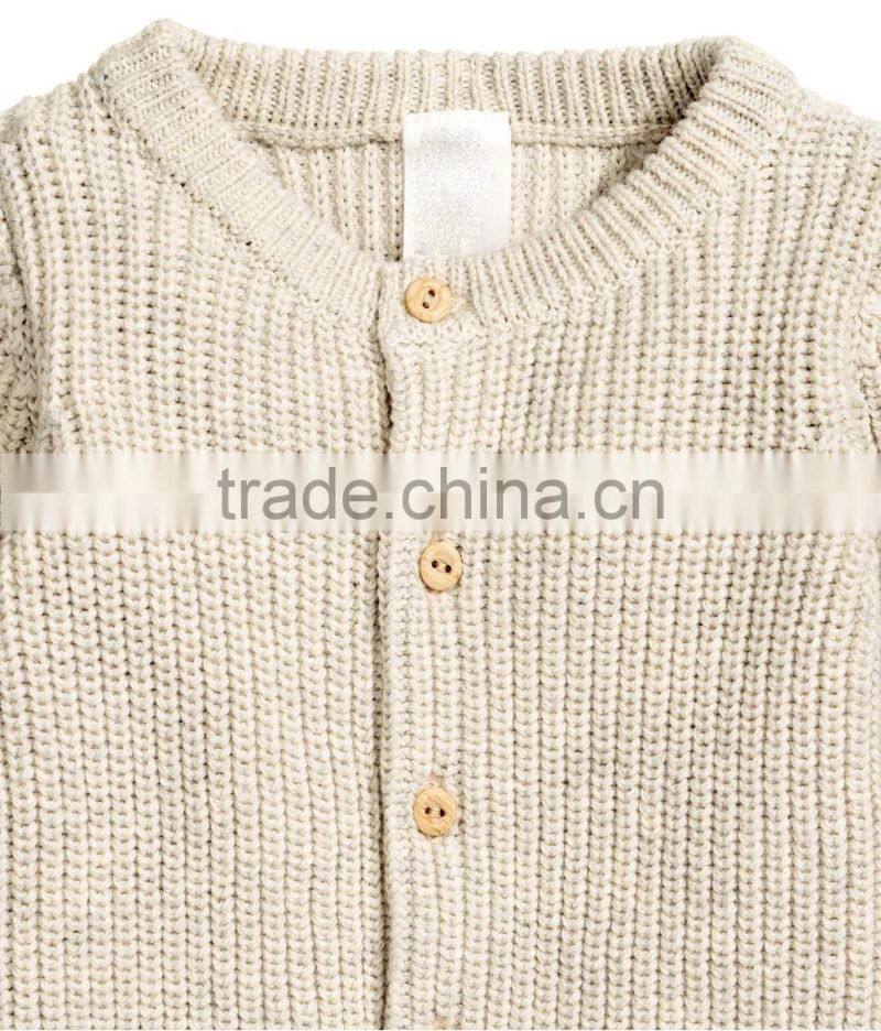 Ribbed cardigan kids cable knit heavy sweater for baby