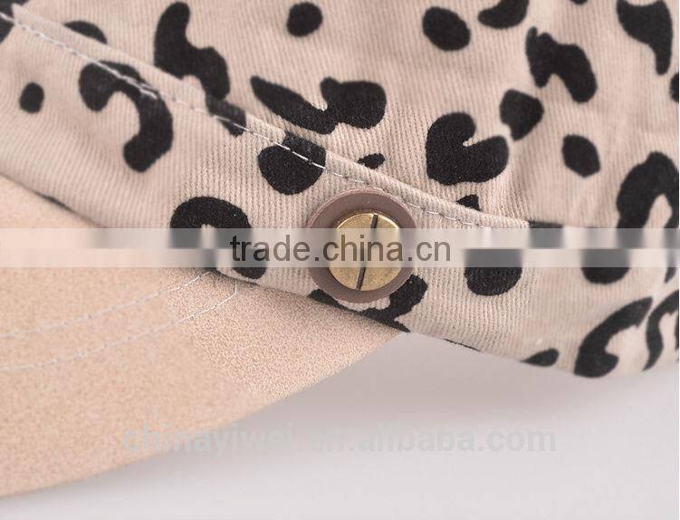 new design leopard-spotted baseball cap for women